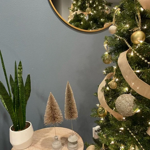 Sparkling glitter Christmas tree set - Picture 5 of 5